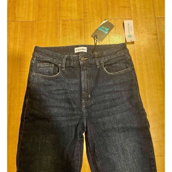 Studio Blue NWT Livid Wash Boot Cut Flare Denim Jean Boho Western Retro 70s Chic - Picture 6 of 10